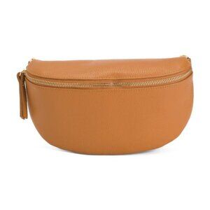 VIOLA CASTELLANI Made In Italy Leather Belt Bag